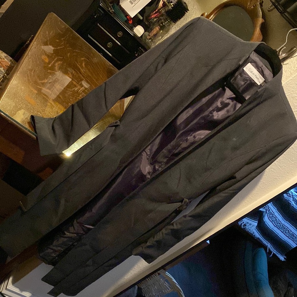 Women’s Calvin Klein Long Suit Coat